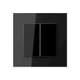 Jung LS Plus | F40 push button black glass