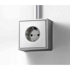 Jung LS Cube | socket aluminium