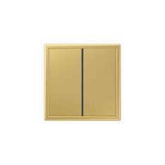 Jung LS 990 | F40 push button classic brass