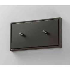 Jung LS 1912 | Dark zweifach Kippschalter Zylinder