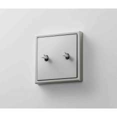 Jung LS 1912 | Aluminium Kippschalter Kegel doppelt