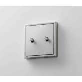 Jung LS 1912 | Aluminium Kippschalter Kegel doppelt