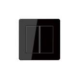 Jung A Flow | Tastsensor F 40 2fach Schwarz