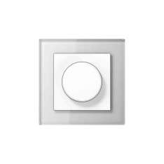 Jung A Creation | rotary dimmer white glass