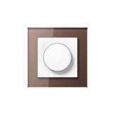 Jung A Creation | rotary dimmer mocha glass