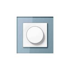 Jung A Creation | rotary dimmer blue grey glass
