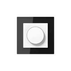 Jung A Creation | rotary dimmer black glass