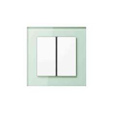 Jung A Creation | F40 push button soft white glass