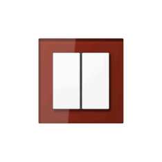 Jung A Creation | F40 push button red glas