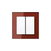 Jung A Creation | F40 push button red glas