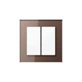 Jung A Creation | F40 push button mocha glas