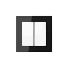 Jung A Creation | F40 push button black glass