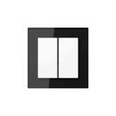 Jung A Creation | F40 push button black glass