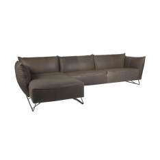 Jess My Home sofa with 1 arm and chaise longue with 1 arm