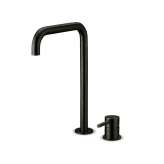 Jee-O Jee-O slimline 2 hole mixer set high | black