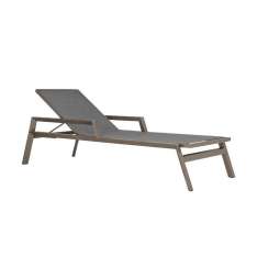 JANUS et Cie TRIG CHAISE LOUNGE WITH ARMS