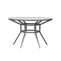 JANUS et Cie SLANT STONE TOP DINING TABLE ROUND 122