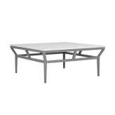 JANUS et Cie SLANT STONE TOP COCKTAIL TABLE SQUARE 102