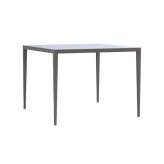 JANUS et Cie SLANT GLASS TOP DINING TABLE SQUARE 99