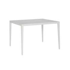 JANUS et Cie SLANT GLASS TOP CONTINENTAL TABLE RECTANGLE 92