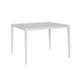 JANUS et Cie SLANT GLASS TOP CONTINENTAL TABLE RECTANGLE 92