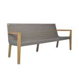 JANUS et Cie QUINTA TEAK / WOVEN SOFA 3 SEAT