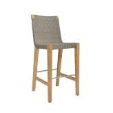 JANUS et Cie QUINTA TEAK / WOVEN BARSTOOL