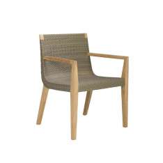 JANUS et Cie QUINTA TEAK / WOVEN ARMCHAIR