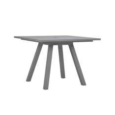 JANUS et Cie DOLCE VITA DINING TABLE SQUARE 100 WITH UMBRELLA HOLE