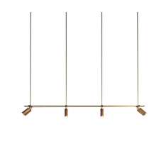 J. Adams & Co. Spot | Pendant - 8 spots - 2000mm - Antique Brass