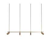 J. Adams & Co. Spot | Pendant - 8 spots - 2000mm - Antique Brass
