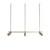 J. Adams & Co. Spot | Pendant - 6 spots - 1400mm - Antique Brass