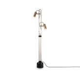 J. Adams & Co. Spot | Floor Light - Antique Brass & Black Marble base