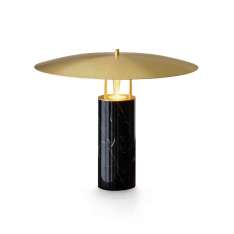J. Adams & Co. Luna | Table - Antique Brass - Black Marble