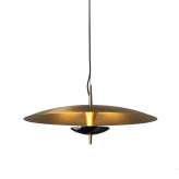 J. Adams & Co. Luna | Small Pendant - Antique Brass - Black Marble