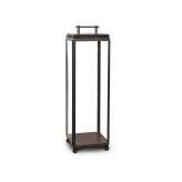 J. Adams & Co. Lantern | Hazel Floor Light - Tall, Mains powered - Bronze & Clear Glass