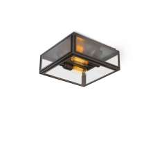J. Adams & Co. Lantern | Elm Ceiling Light - Small - Bronze & Clear Glass
