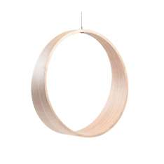 Iwona Kosicka Design Circleswing N.2 Wooden Hanging Chair Swing Seat - Little White Oak⎥outdoor