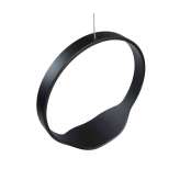 Iwona Kosicka Design Circleswing N.1 Wooden Hanging Chair Swing Seat - Black Oak⎥outdoor
