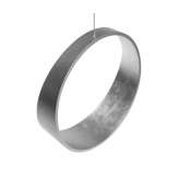Iwona Kosicka Design Circleswing N.2 Wooden Hanging Chair Swing Seat - Silver⎥indoor