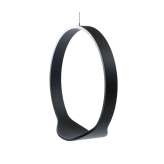 Iwona Kosicka Design Circleswing N.1 Wooden Hanging Chair Swing Seat - Black Oak⎥indoor