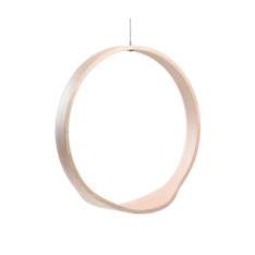 Iwona Kosicka Design Circleswing N.1 Wooden Hanging Chair Swing Seat - Little White Oak⎥indoor