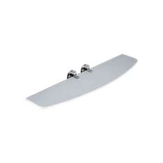 Inda Touch Tempered satined crystal shelf, 6 mm glass, with brackets