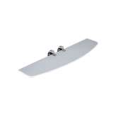 Inda Touch Tempered satined crystal shelf, 6 mm glass, with brackets