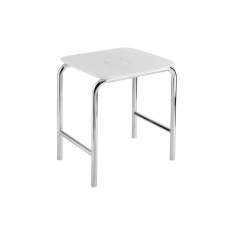 Inda Stool with ABS seat, brass structure