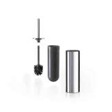 Inda One Wall-mounted / free-standing toilet brush holder, white spare brush included