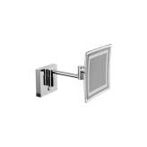 Inda My mirror Wall-mounted magnifying mirror with articulated arm. Touch switch on. Dimmable light color. Direct connection to