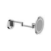 Inda My mirror Wall magnifying mirror with double jointed arm. Touch switch on. Dimmable light color. Direct connection to the m