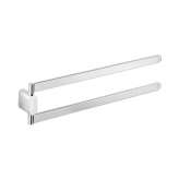 Inda Mito Double swing arm towel holder
