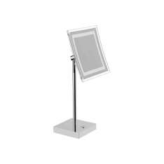 Inda Magnifying mirror with support. Touch switch on. Dimmable light color